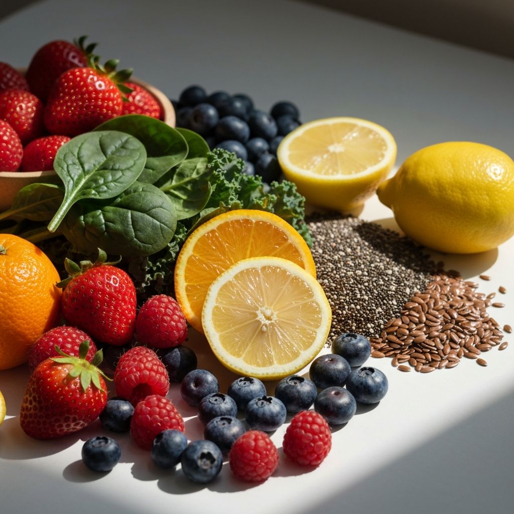 Colorful antioxidant sources